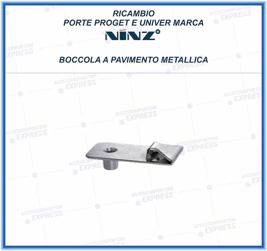 Boccola pavimento metallica