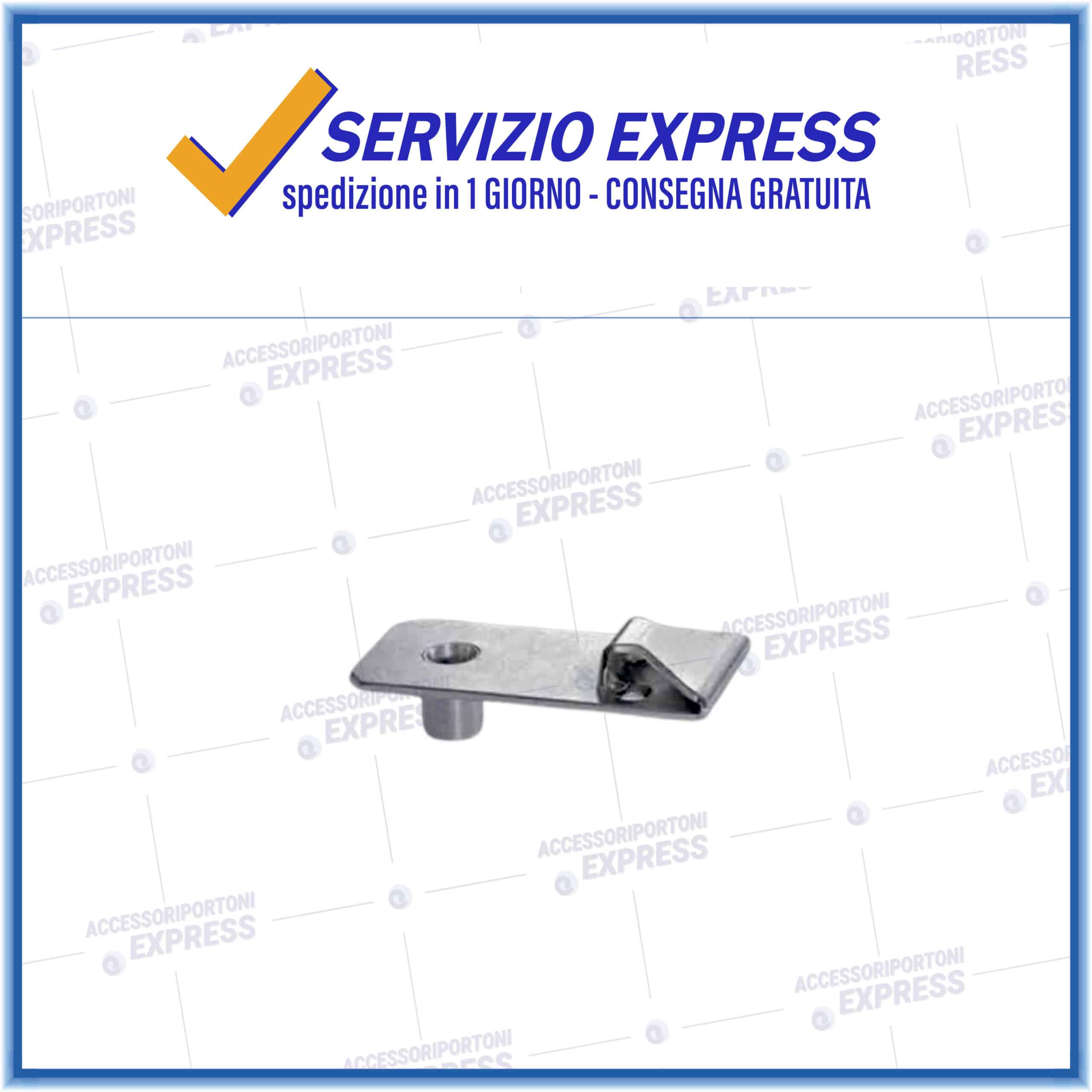 Boccola a pavimento metallica