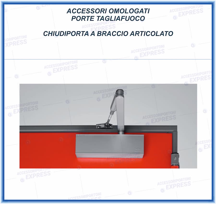 Chiudiporta a braccio