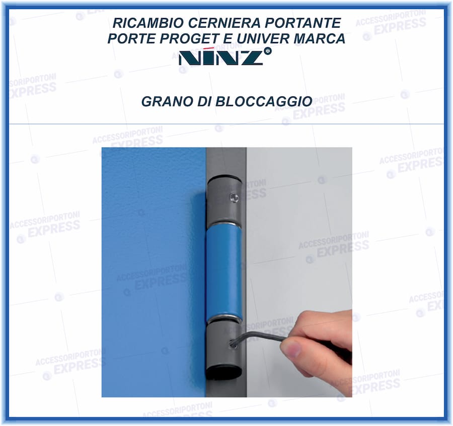 Grano bloccaggio per perno portasfere