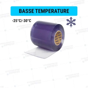 STRISCE PVC TRASPARENTE: AZZURRATO BASSA TEMPERATURA -25° / -30° C