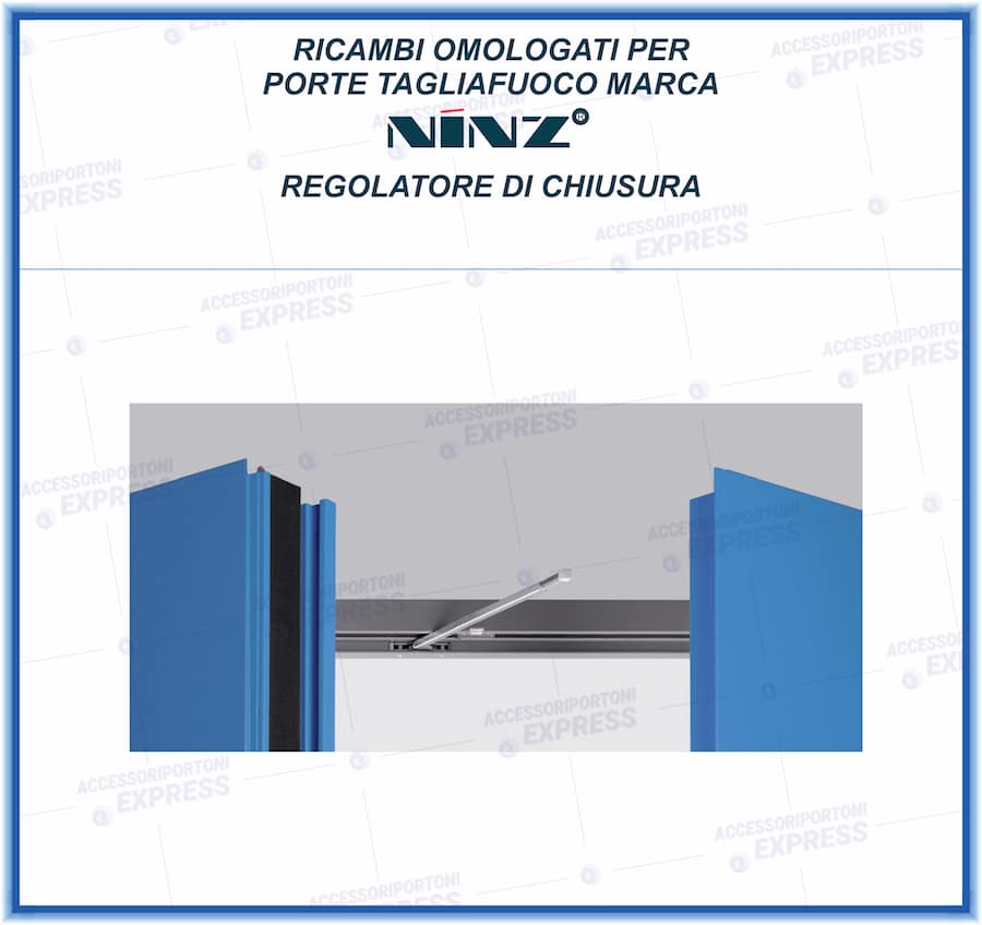 Regolatore di chiusura ante porte tagliafuoco