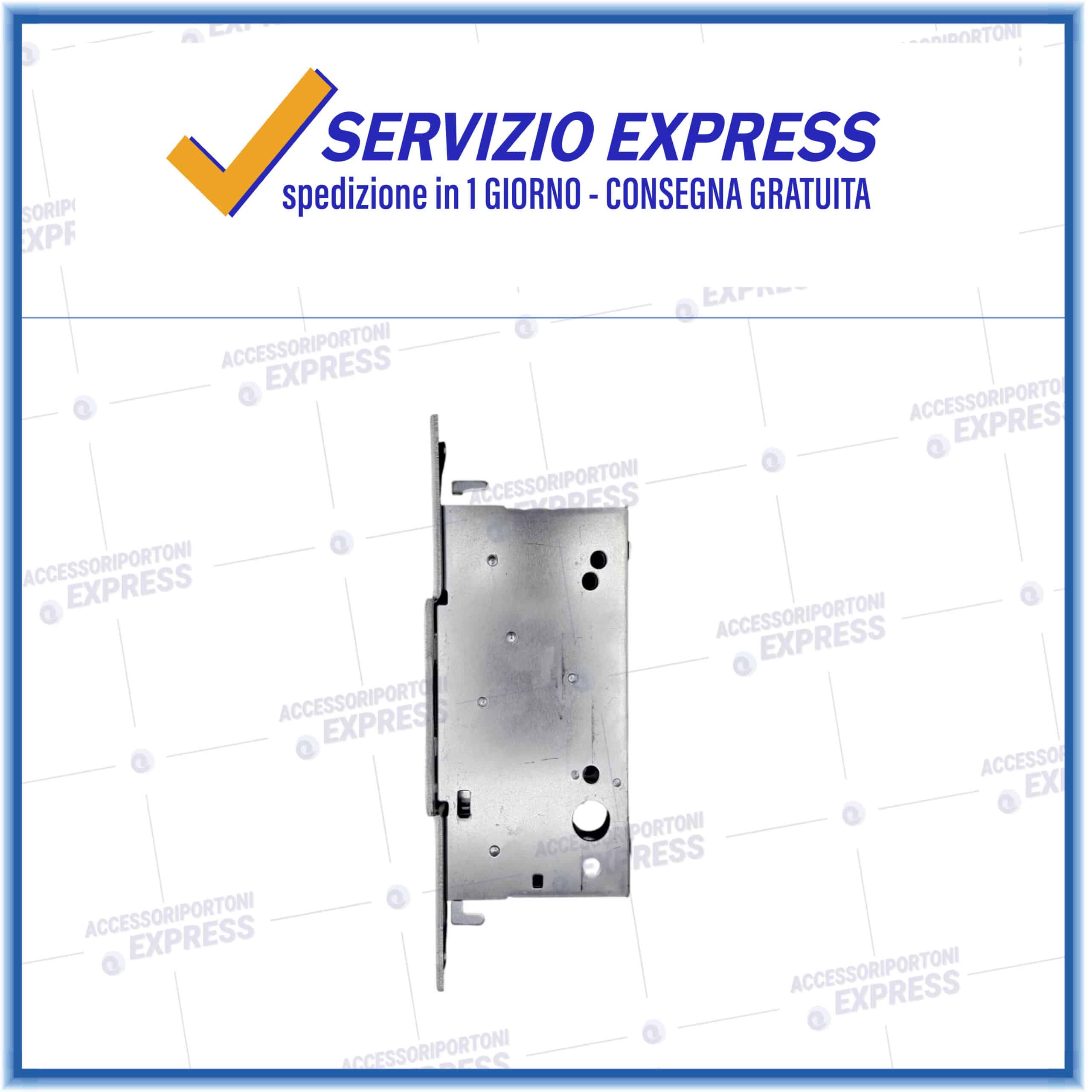 Serratura per anta secondaria porta tagliafuoco